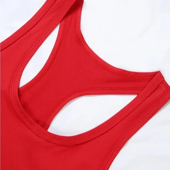 Red Graphic Tank Top Size XL New - Picture 3 of 6